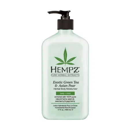 HEMPZ Молочко увлажняющее для тела, зеленый чай и груша / Exotic Green Tea & Asian Pear Herbal 500 мл - 1
