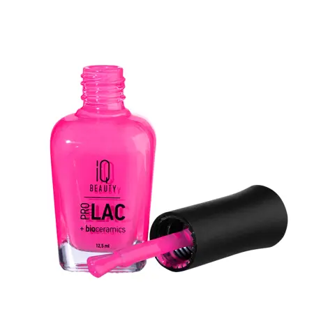 IQ BEAUTY 071 лак профессиональный укрепляющий для ногтей с биокерамикой / Nail polish PROLAC+bioceramics 12,5 мл - 4