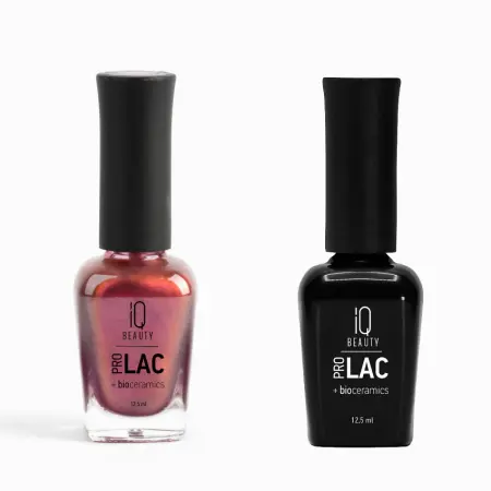 IQ BEAUTY 096 лак для ногтей укрепляющий с биокерамикой / Nail Polish PROLAC+bioceramics 12,5 мл - 6