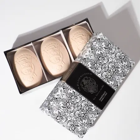 LA FLORENTINA Набор мыла Дамасское Кружево, сандал / Damask Lace 3*150 гр - 2
