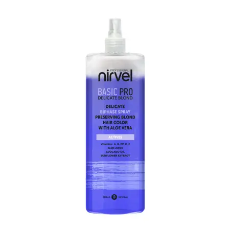 NIRVEL PROFESSIONAL Спрей-кондиционер двухфазный деликатный для сохранения цвета блонд с алоэ вера / Delicate Blond Biphase 500 мл - 1