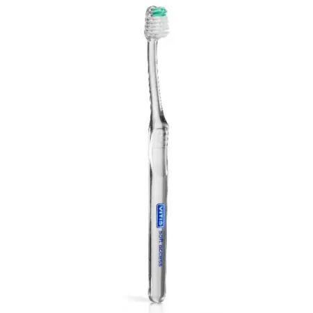 DENTAID Щётка зубная в твердой упаковке Vitis Soft/souple Access + Зубная паста Vitis Gingival 15 мл - 6