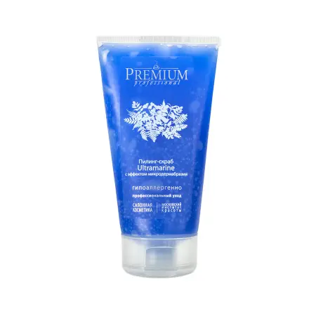 PREMIUM Пилинг-скраб с эффектом микродермабразии / Ultramarine Professional 150 мл - 2