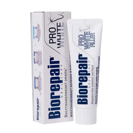 BIOREPAIR Паста зубная сохраняющая белизну эмали / Pro White 75 мл - 2
