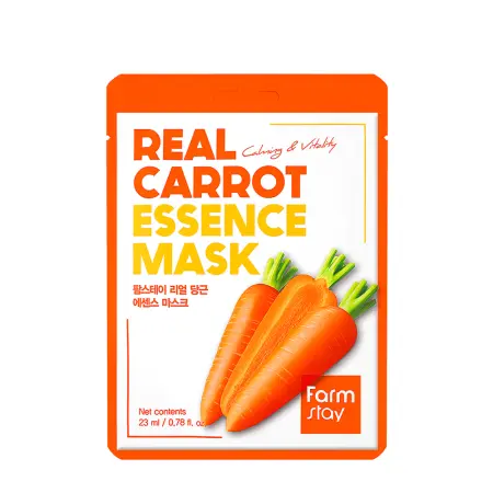 FARMSTAY Маска тканевая для лица с морковью / Real Carrot Essence Mask 23 мл - 1