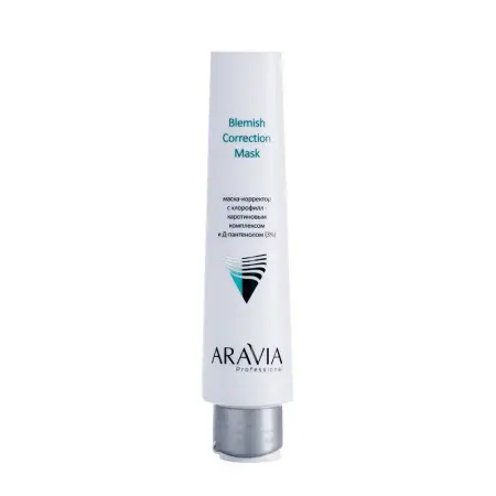 ARAVIA Professional Маска-корректор против несовершенств с хлорофилл-каротиновым комплексом и Д-пантенолом 3% / Blemish Correction Mask 100 мл - 1