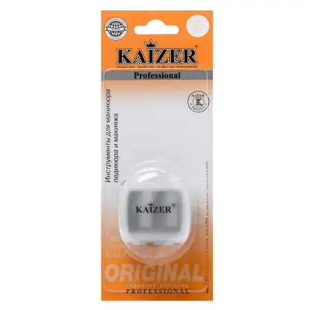 KAIZER Точилка двухсторонняя, прямоугольная, цвет ассорти - 3