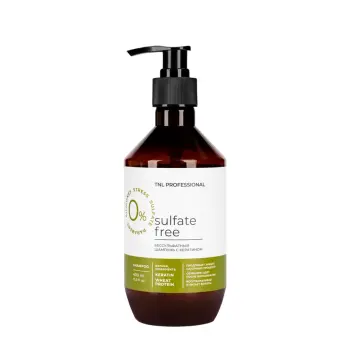 Шампунь бессульфатный с кератином с дозатором / Sulfate Free 400 мл