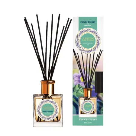 AREON Диффузор ароматический, французкий сад и лавандовое масло / HOME PERFUMES French Garden & lavander oil Natural Lavender Oil 150 мл - 1