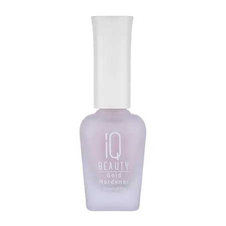 IQ BEAUTY Укрепитель для ослабленных и ломких ногтей с коллоидным золотом / Gold Hardener Rose 12,5 мл - 1
