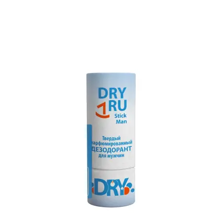 DRY RU Дезодорант твердый парфюмированный для мужчин / DRYRU 55 мл - 1