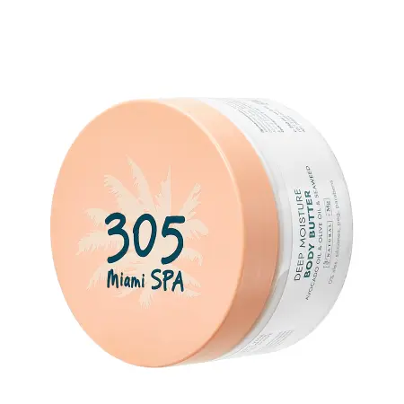 305 Miami SPA Крем-баттер увлажняющий для тела / DEEP MOISTURE BODY BUTTER AVOCADO OIL & OLIVE OIL & SEAWEED 250 мл - 2