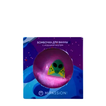 Бомбочка для ванны с игрушкой, инопланетяне / MiPASSiON 110 гр