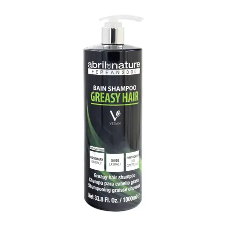 ABRIL ET NATURE Шампунь для жирной кожи головы и волос / Bain Shampoo Greasy Hair 1000 мл - 1
