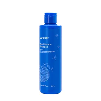 Шампунь для восстановления волос / Salon Total Nutri Keratin shampoo 2021 300 мл