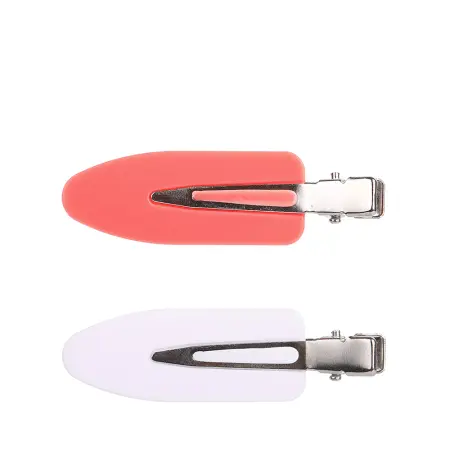 SOLOMEYA Заколка-зажим для волос классической формы / No Crease Hair Clips Classic, набор 4 шт - 1