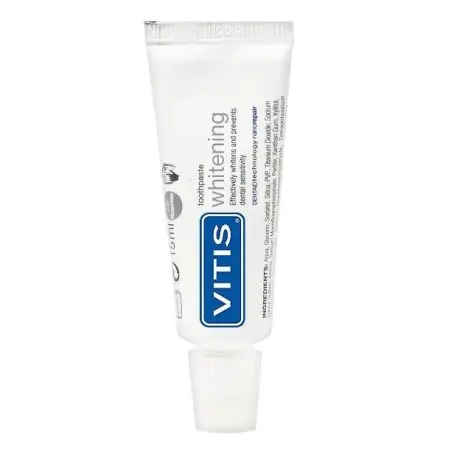 DENTAID Паста зубная отбеливающая Vitis Whitening 15 мл - 1