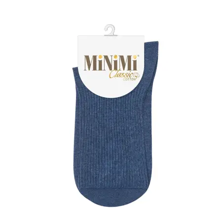 MINIMI Носки женские, меланж, Blu 35-38 / MINI COTONE 1203 - 1