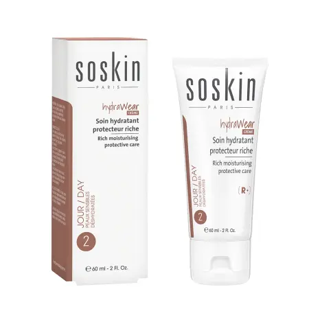 SOSKIN Крем увлажняющий, питательный для сухой кожи / R+ Hydrawear Cream Rich moisturising protective care 60 мл - 2