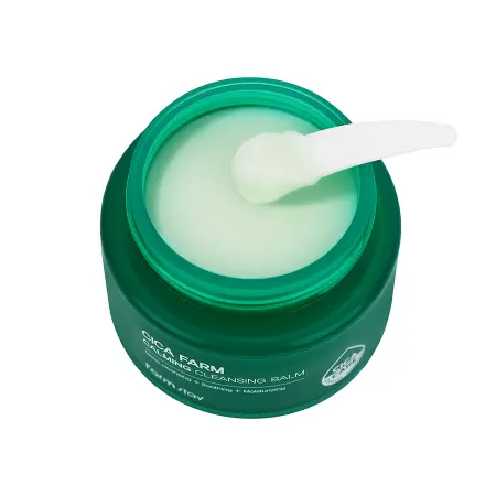 FARMSTAY Бальзам гидрофильный для снятия макияжа успокаивающий кожу / Cica Farm Calming Cleansing Balm 95 мл - 3