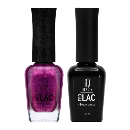 IQ BEAUTY 077 лак профессиональный укрепляющий для ногтей с биокерамикой / Nail polish PROLAC+bioceramics 12,5 мл - 2
