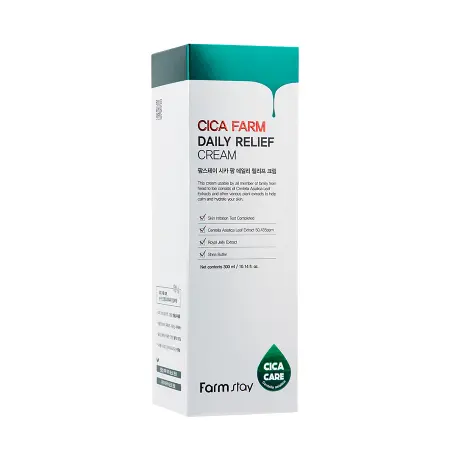 FARMSTAY Крем восстанавливающий для лица с центеллой / Cica Farm Daily Relief Cream 300 мл - 2