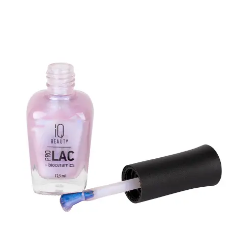IQ BEAUTY 085 лак профессиональный укрепляющий для ногтей с биокерамикой / Nail polish PROLAC+bioceramics 12,5 мл - 4