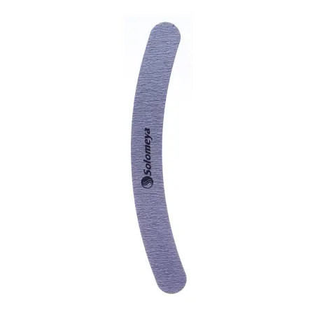 SOLOMEYA Пилка для ногтей 180/240 Бумеранг / Curved Zebra File - 1