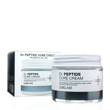 LEBELAGE Крем антивозрастной омолаживающий для лица с пептидами / Lebelage Dr.Peptide Cure Cream 70 мл - 2