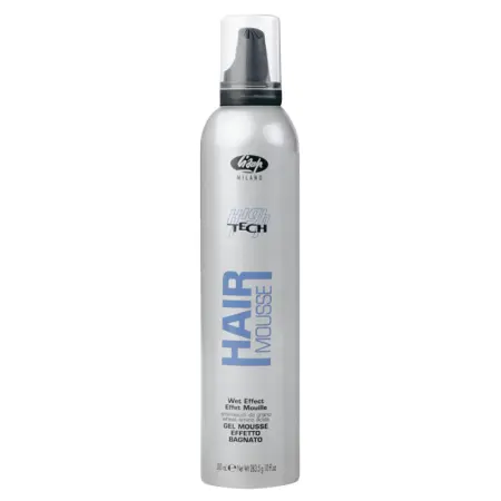 LISAP MILANO Мусс-гель для создания эффекта мокрых волос / Hair Gel Mousse Wet Effect HIGH TECH 300 мл - 1