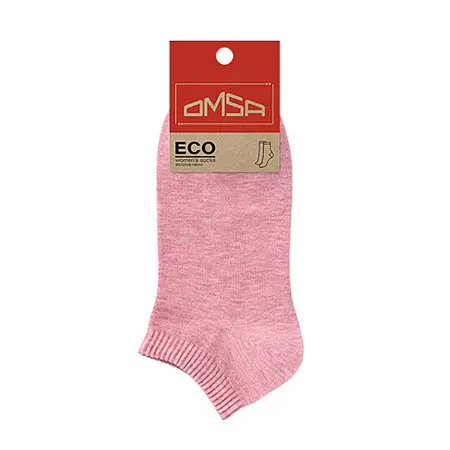 OMSA Носки укороченные с люрексом Rosa Melange 35-38 / ECO 255 - 1