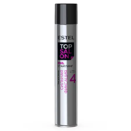 ESTEL PROFESSIONAL Лак для волос, сильная фиксация / TOP SALON PRO.СТАЙЛИНГ 400 мл - 1