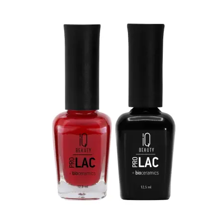 IQ BEAUTY 024 лак для ногтей укрепляющий с биокерамикой / Nail polish PROLAC + bioceramics 12.5 мл - 4
