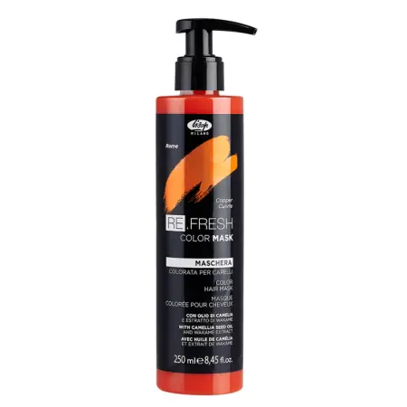 LISAP MILANO Маска оттеночная для волос, медный / Re.fresh Color Mask 250 мл - 1