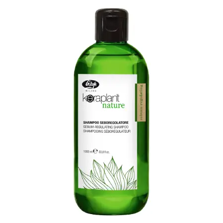 LISAP MILANO Шампунь себорегулирующий / Keraplant Nature Sebum-Regulating Shampoo 1000 мл - 1