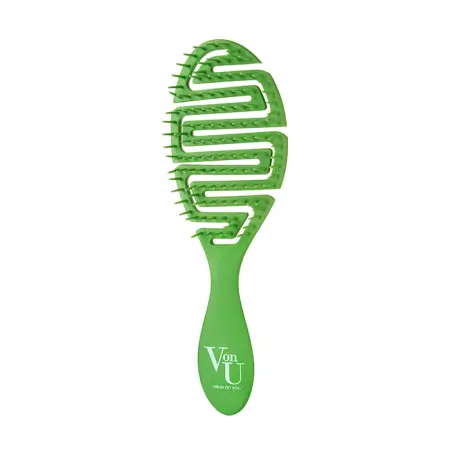 VON-U Расческа для волос, зеленая / Spin Brush Green - 1