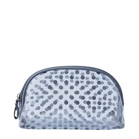 DEWAL BEAUTY Косметичка Горох, серая 19 х 8,5 х 11,5 см - 1