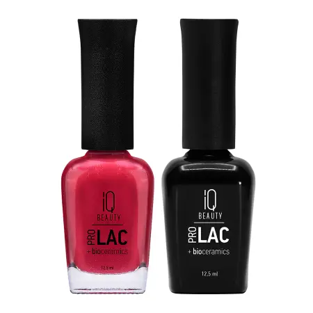 IQ BEAUTY 075 лак профессиональный укрепляющий для ногтей с биокерамикой / Nail polish PROLAC+bioceramics 12,5 мл - 2