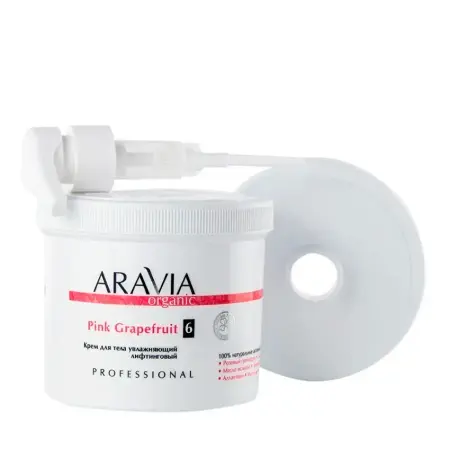 ARAVIA Professional Крем увлажняющий лифтинговый для тела / Organic Pink Grapefruit 550 мл - 6