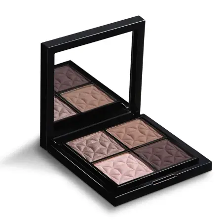 LARTE DEL BELLO Палетка теней, 02 коричневый баклажан / Quadro Eleganto daily smoky 8 гр - 2