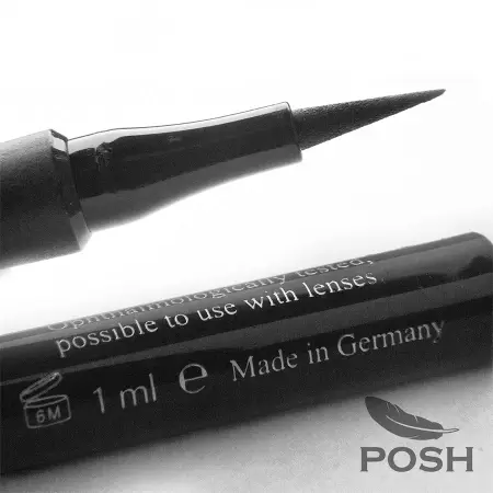 POSH Подводка-фломастер водостойкая, черный 3 гр - 3