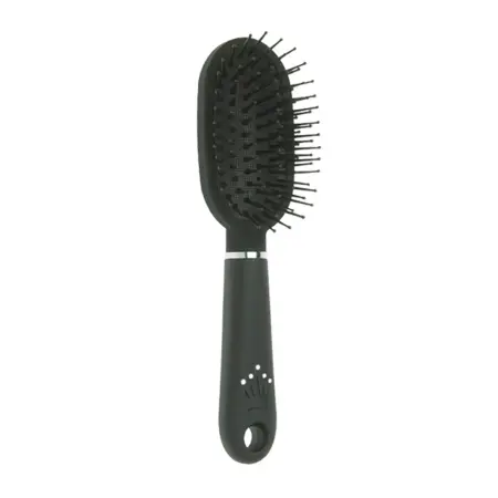 DEWAL BEAUTY Расческа Шарм массажная с пластиковым штифтом, овальная мини 18 см - 1