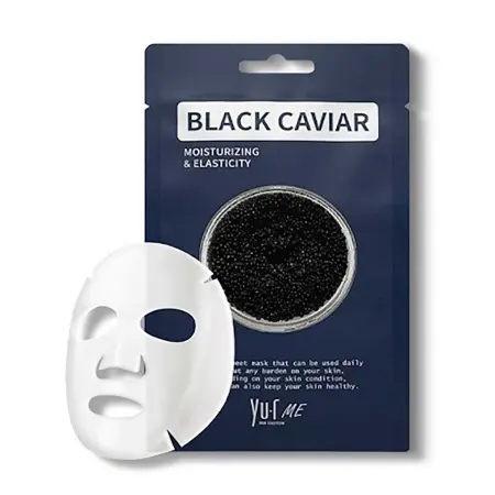 YU.R Маска для лица с экстрактом черной икры / Yu.r Me Black Caviar Sheet Mask 25 гр - 2