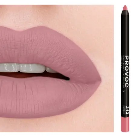 PROVOC Подводка гелевая в карандаше для губ, 212 натурально-розовый / Gel Lip Liner Girl Stare 7 г - 2