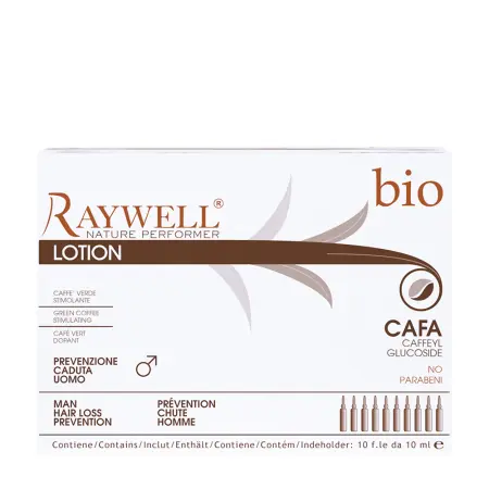 RAYWELL Лосьон против выпадения волос для мужчин / BIO CAFA LOTION 10*10 мл - 1