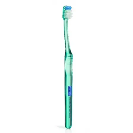 DENTAID Щётка зубная в твердой упаковке Vitis Medium Access + Зубная паста Vitis Gingival 15 мл - 4