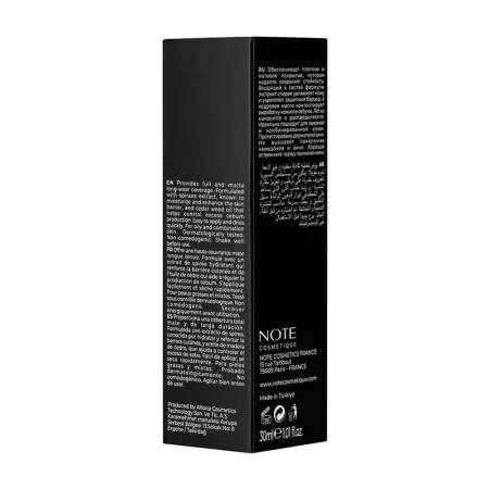 NOTE Основа тональная стойкая с матирующим эффектом 100 / MATTIFYING EXTREME WEAR FOUNDATION SPF15 30 мл - 5