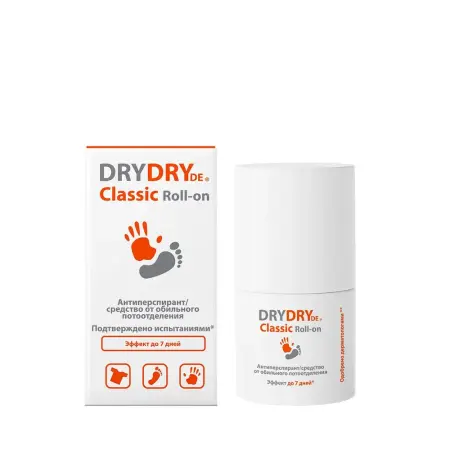 DRY DRY Антиперспирант от обильного потоотделения / Classic Roll-on 35 мл - 1