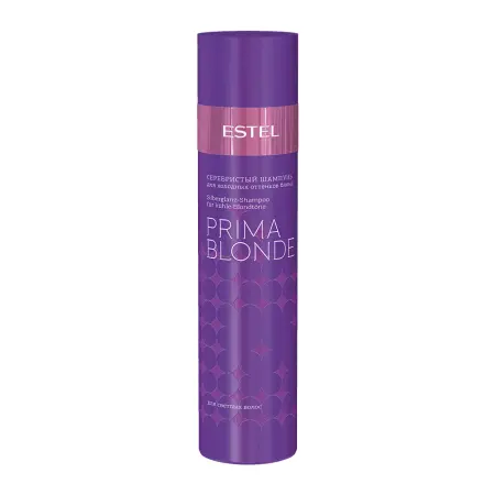 ESTEL PROFESSIONAL Шампунь оттеночный серебристый для холодных оттенков блонд / Prima Blonde 250 мл - 1