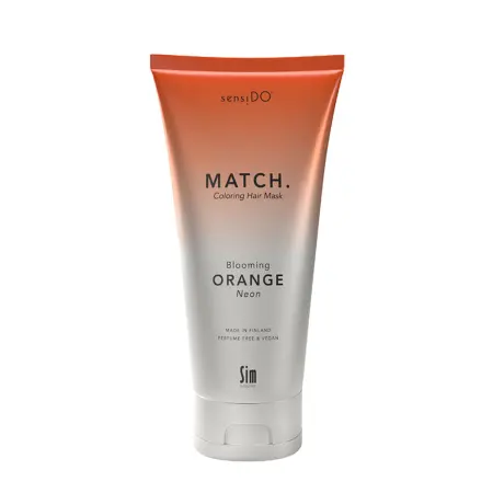 SIM SENSITIVE Маска оттеночная неоновая оранжевая / SensiDo Match Blooming Orange 200 мл - 1